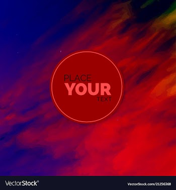 Watercolor splatter background vector image