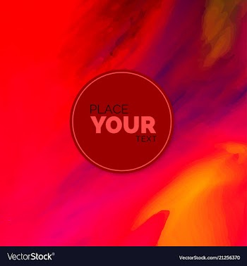 Watercolor splatter background vector image