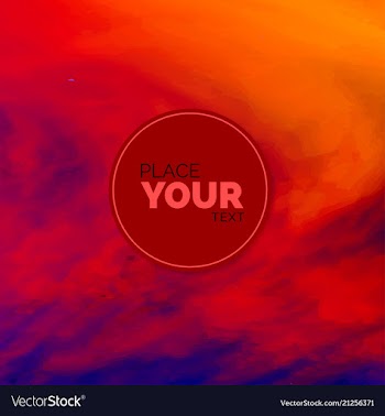 Watercolor splatter background vector image