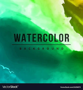 Watercolor splatter background vector image