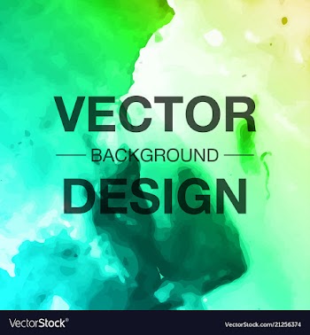 Watercolor splatter background vector image