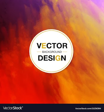 Watercolor splatter background vector image