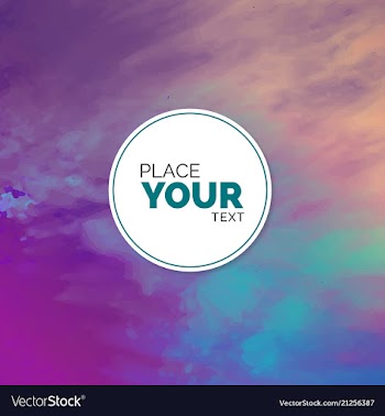 Watercolor splatter background vector image