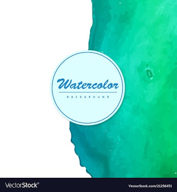 Watercolor splatter background vector image