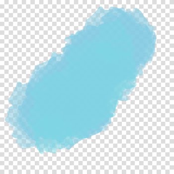 Watercolor, teal paint transparent background PNG clipart