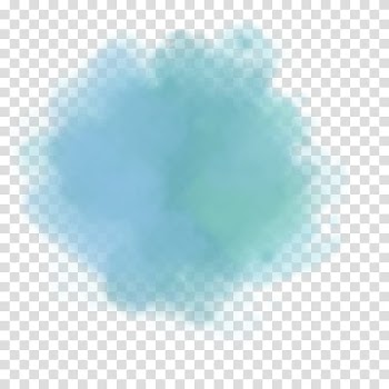 Watercolor, teal paint transparent background PNG clipart