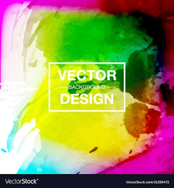 Watercolor template for your text vector image