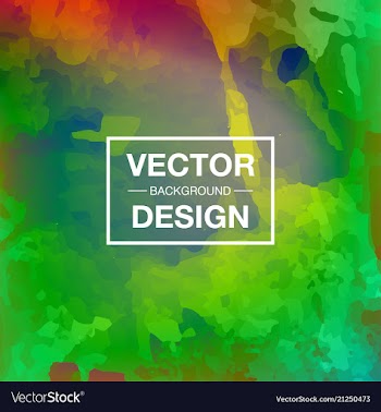 Watercolor template for your text vector image