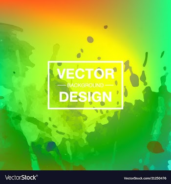 Watercolor template for your text vector image