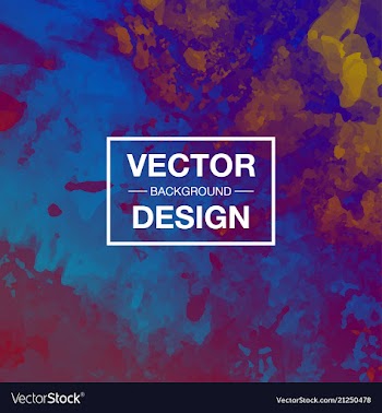Watercolor template for your text vector image