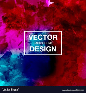 Watercolor template for your text vector image