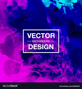 Watercolor template for your text vector image