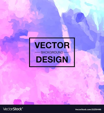Watercolor template for your text vector image