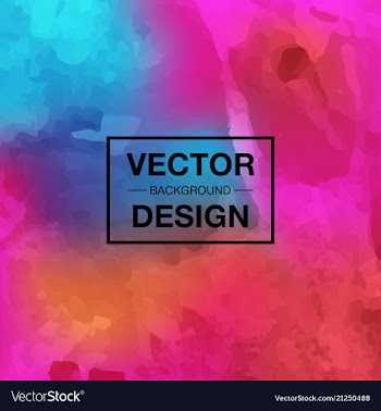 Watercolor template for your text vector image