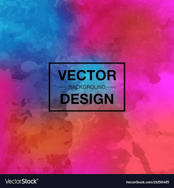 Watercolor template for your text vector image