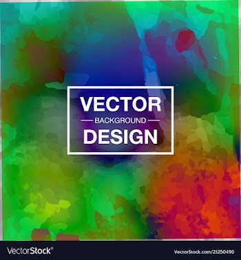 Watercolor template for your text vector image