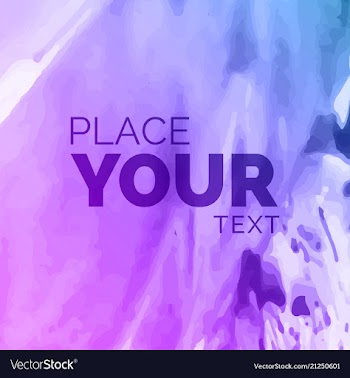 Watercolor template for your text vector image