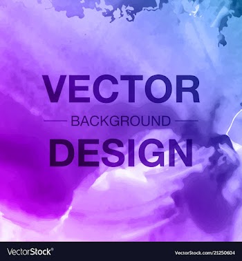 Watercolor template for your text vector image