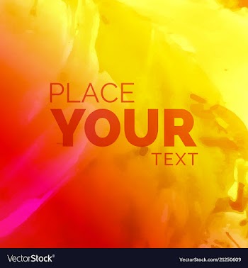 Watercolor template for your text vector image