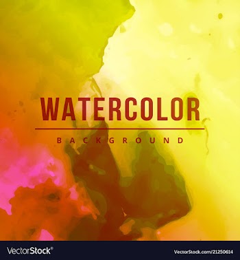 Watercolor template for your text vector image