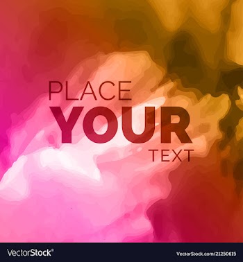 Watercolor template for your text vector image