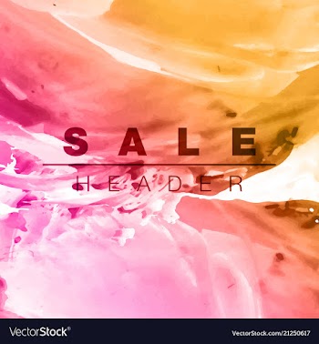 Watercolor template for your text vector image