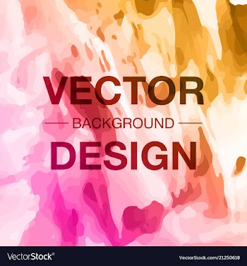 Watercolor template for your text vector image