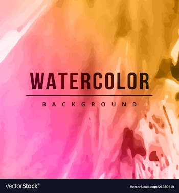 Watercolor template for your text vector image