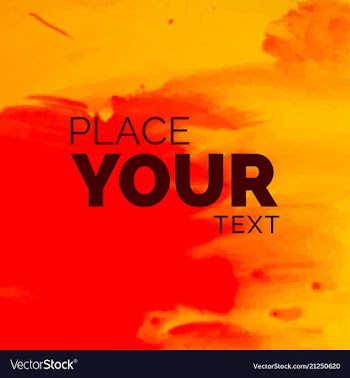 Watercolor template for your text vector image
