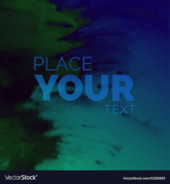 Watercolor template for your text vector image