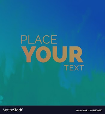 Watercolor template for your text vector image