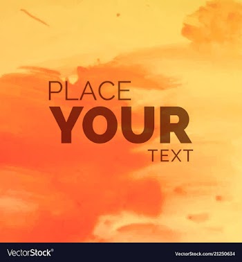 Watercolor template for your text vector image