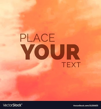 Watercolor template for your text vector image