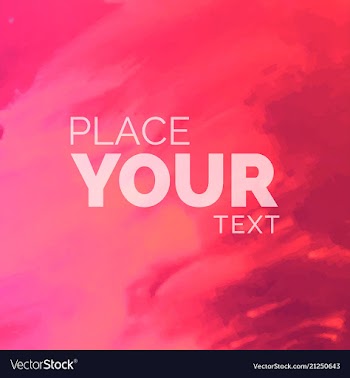 Watercolor template for your text vector image