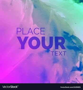 Watercolor template for your text vector image