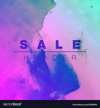Watercolor template for your text vector image