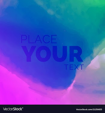 Watercolor template for your text vector image