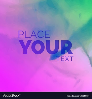 Watercolor template for your text vector image