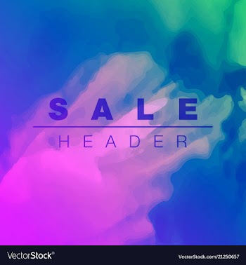 Watercolor template for your text vector image
