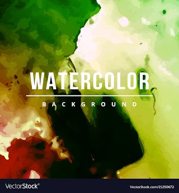 Watercolor template for your text vector image
