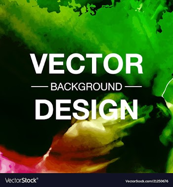 Watercolor template for your text vector image