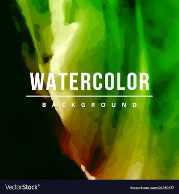 Watercolor template for your text vector image