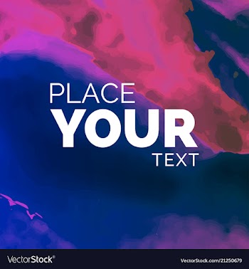 Watercolor template for your text vector image