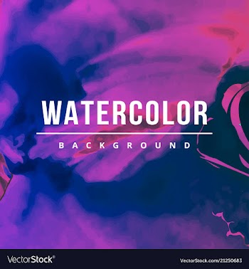 Watercolor template for your text vector image