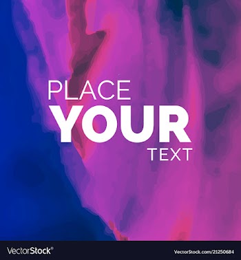 Watercolor template for your text vector image