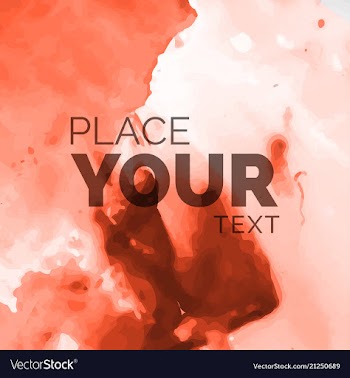 Watercolor template for your text vector image