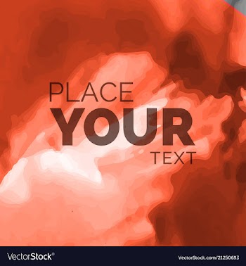 Watercolor template for your text vector image