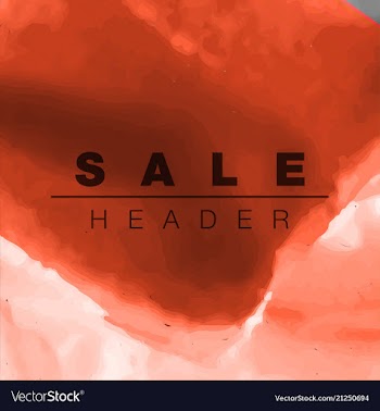 Watercolor template for your text vector image