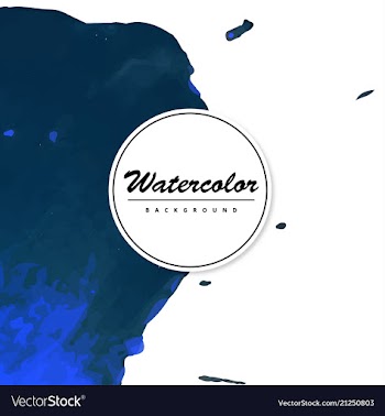 Watercolor template for your text vector image