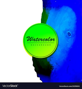 Watercolor template for your text vector image